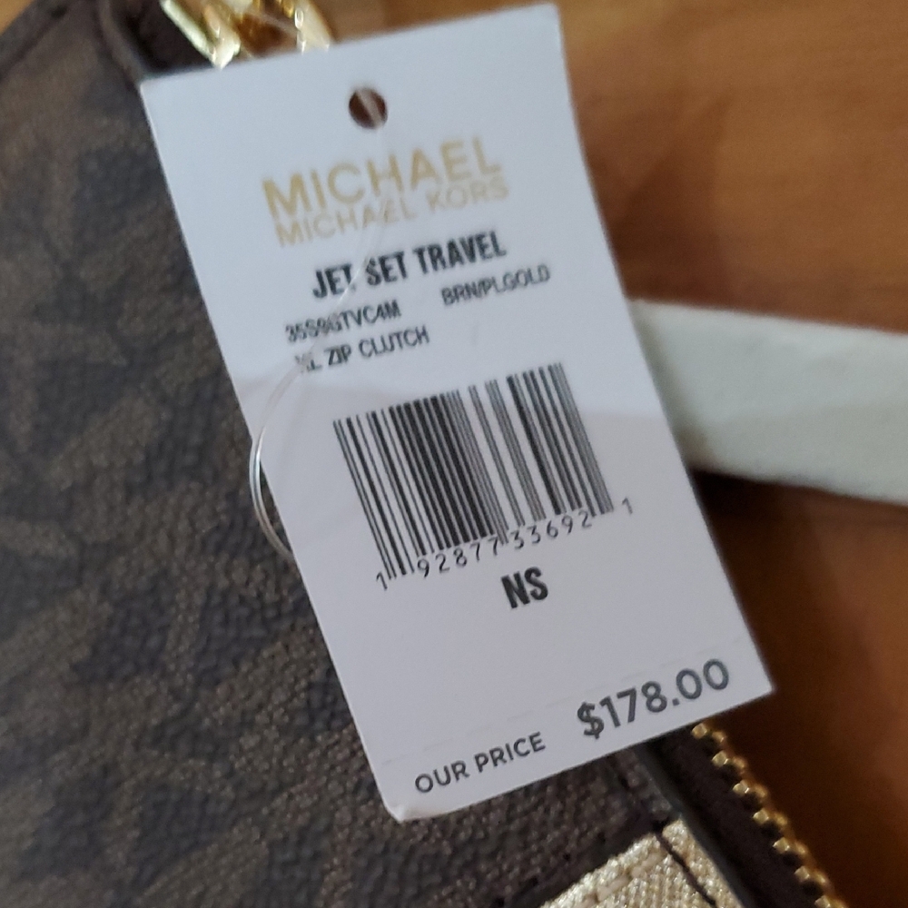 NWT Michael Kots JetSet Clutch - 3 Colors Available - Picture 2 of 10